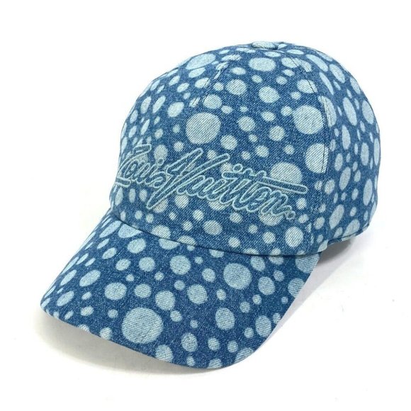 Authentic LOUIS VUITTON M7062M Kusama Yayoi Collab LV x YK Cap-Infinity Dot hat - Picture 1 of 12